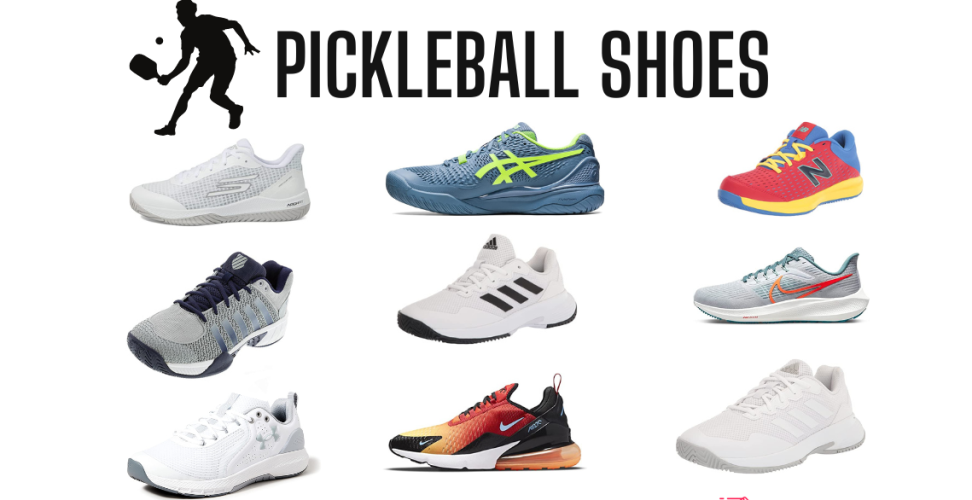 A pair of high-performance pickleball shoes designed for optimal agility and support on the court